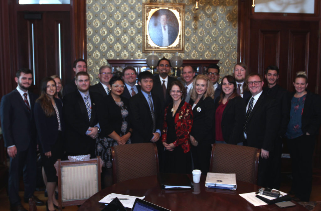 The group meets with Secretary of Education John King Jr, and Cecilia Munoz, Senior Advisor