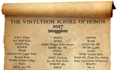 72 stations ready for Vinylthon 2017!