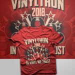 Now Taking VINYLTHON 2018 T-SHIRT PRE-ORDERS! Limited time only!!