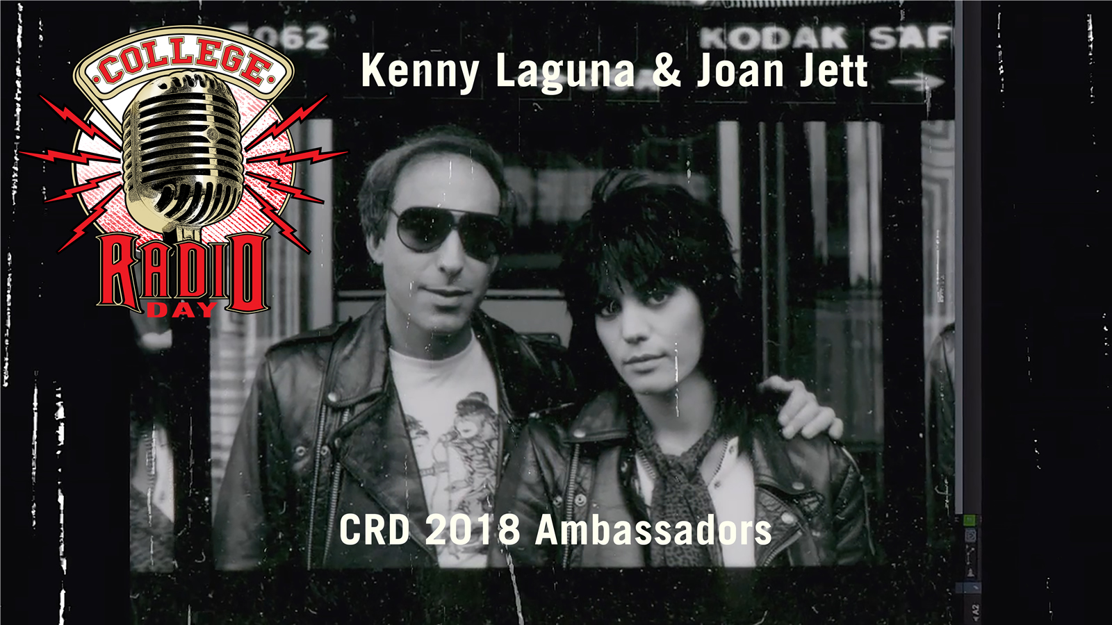 College Radio Day Announces  Joan Jett & Kenny Laguna as CRD 2018 Ambassadors