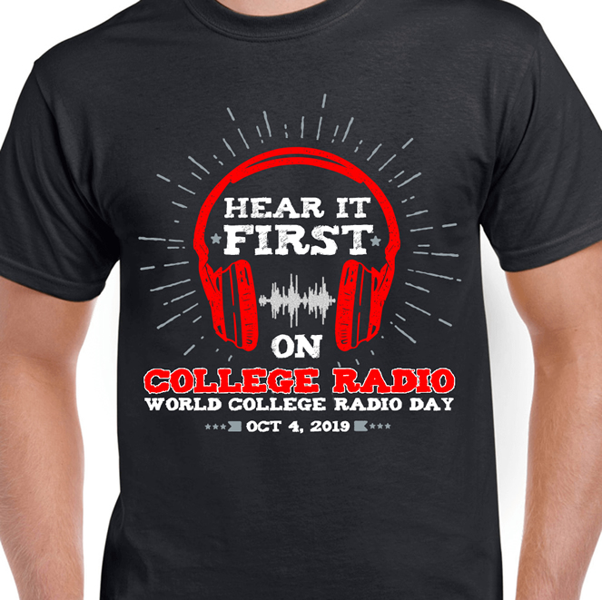 Now available: Pre-order your College Radio Day 2019 T-shirt!