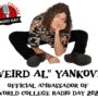 “Weird Al” Yankovic Named Official Ambassador for World College Radio Day 2021, Coming October 1st