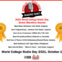 Announcing the winners of the Inaugural World College Radio Day 2021 Global Marathon Awards