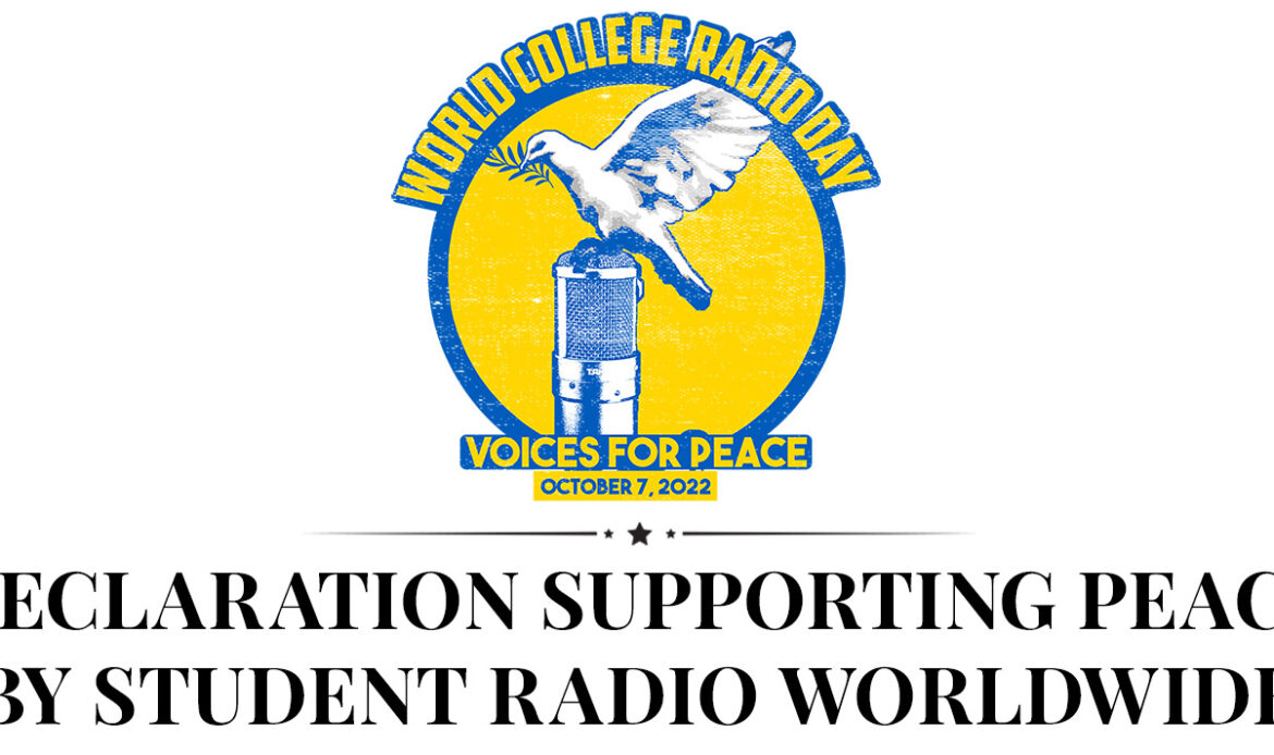 College Radio Stations Prepare Historic Declaration Supporting Peace