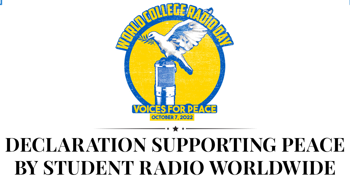 College Radio Stations Prepare Historic Declaration Supporting Peace