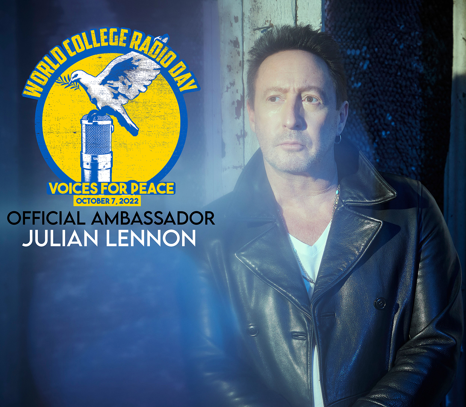 Julian Lennon Named Official Ambassador for World College Radio Day 2022, Coming October 7