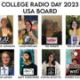 Introducing the 2023 College Radio Day USA Board