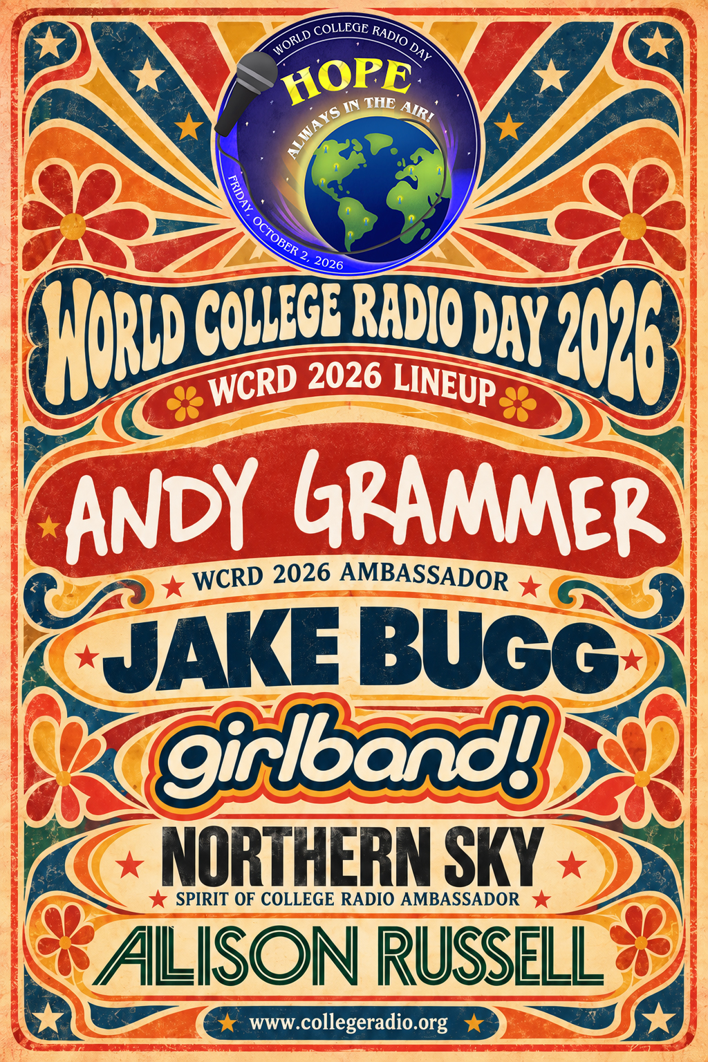 WCRD 2026 Lineup Announced