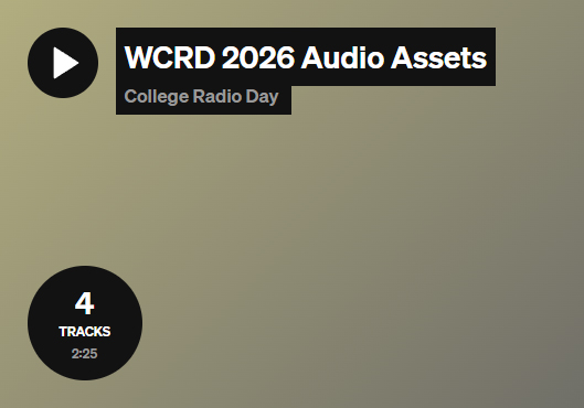 WCRD 2026 Audio Assets Now Available!